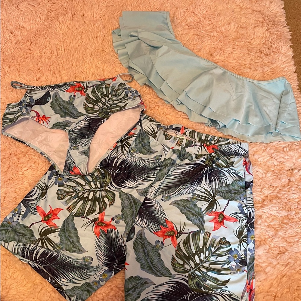 Matching Amazon Bathing Suit Set